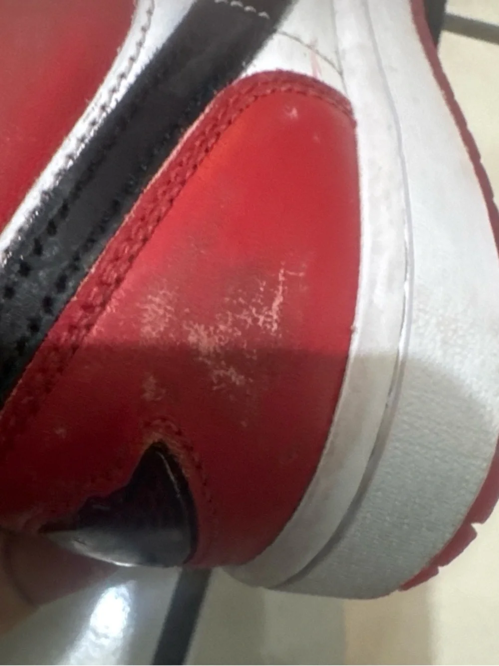 Jordan men  Black, White & Red High-Top Sneakers